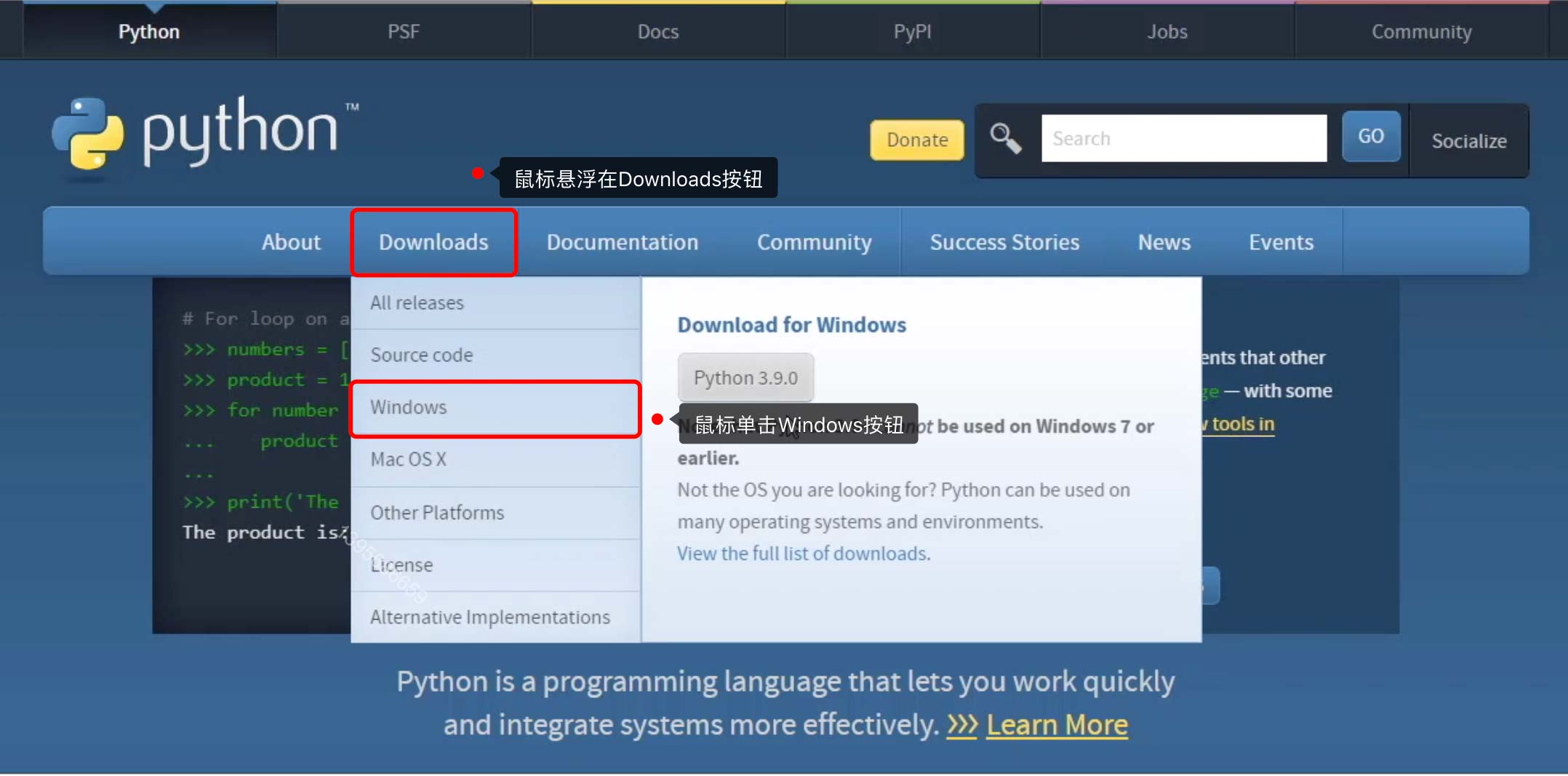 python3.9windows版本